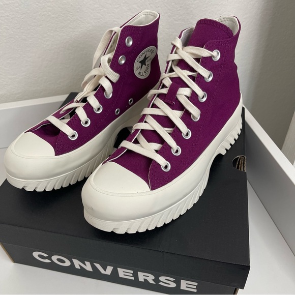 NEW Converse Purple Chuck Taylor All Star Lugged 2.0 - Picture 4 of 6